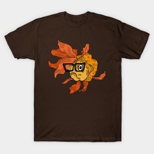 Hipster Goldfish T-Shirt